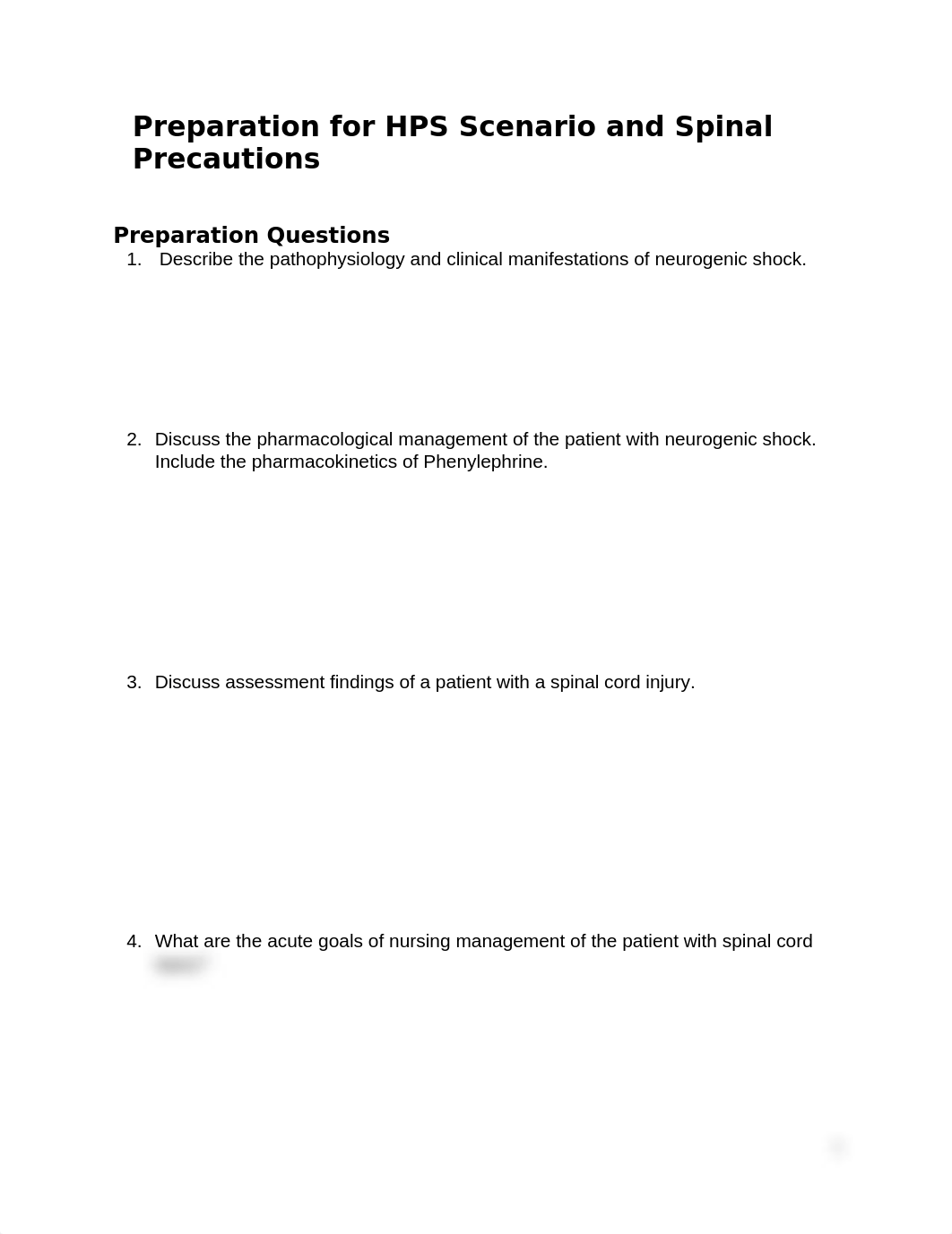 Student Preparation for HPS Scenario and Spinal Precautions Week 8.docx_d9d2cumruxa_page1