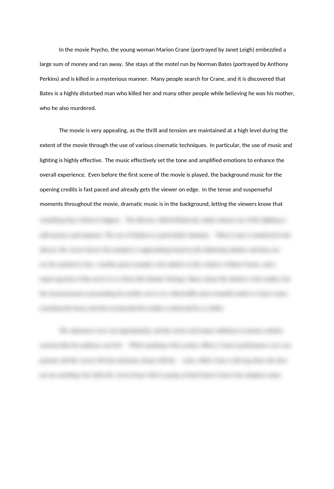 FLST 1800 Film Appreciation - Assignment 05 Psycho_d9djaszb1yo_page1