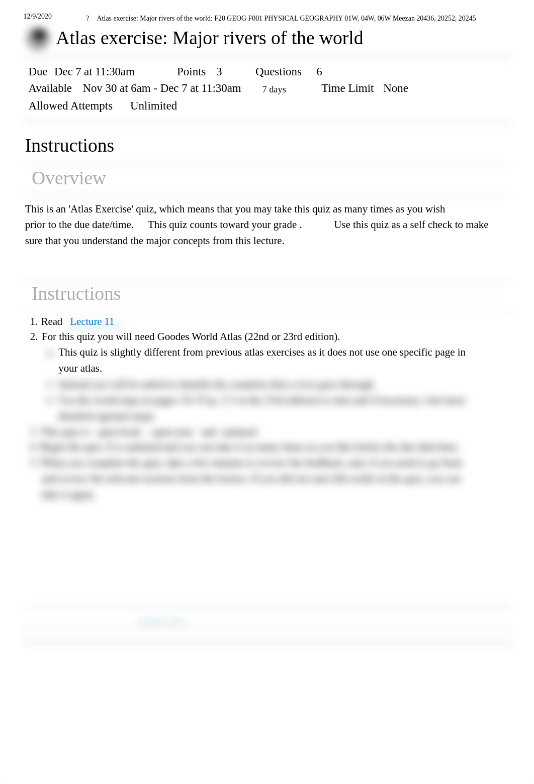 ? Atlas exercise_ Major rivers of the world_ F20 GEOG F001 PHYSICAL GEOGRAPHY 01W, 04W, 06W Meezan 2_d9dudxrx7xa_page1