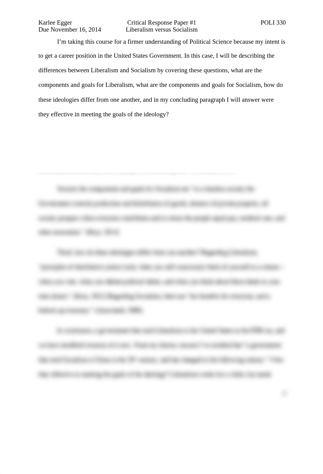 Critical Response Paper _1_Liberalism versus Socialism_Karlee Egger_d9duhhw1tpy_page2