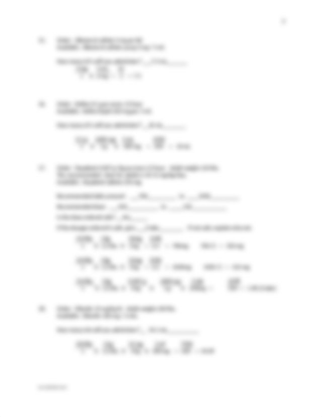 Dosage Calculation Practice Test_d9dzengwciy_page2