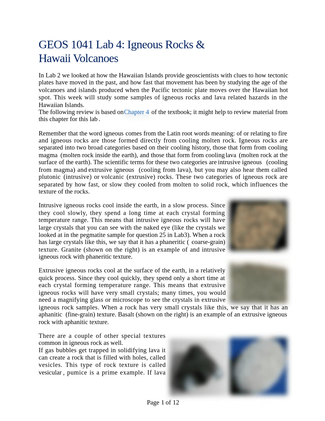 Isaiah Owens GEOS 1041 Lab 4 v2 Ingneous Rocks Spring 2021.docx_d9eo33vf1pf_page1