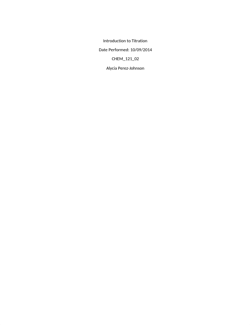 Introduction to Titration Lab Report (CHEM 121)_d9epa48n04t_page1