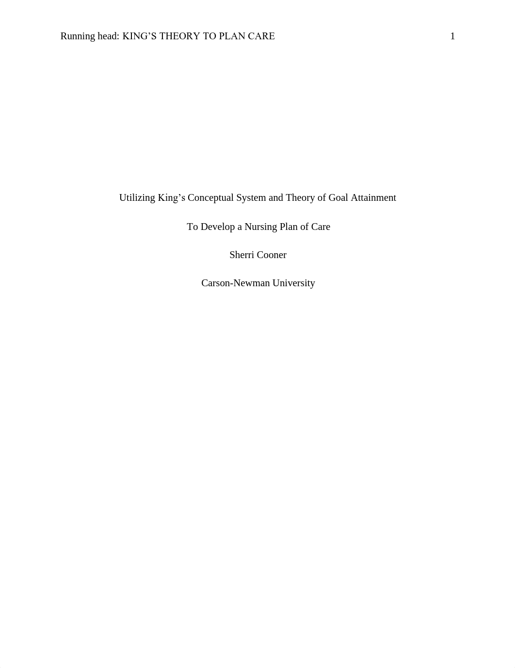 S. Cooner PAPER 2 - King Theory to Plan Care.pdf_d9esl25xdh0_page1