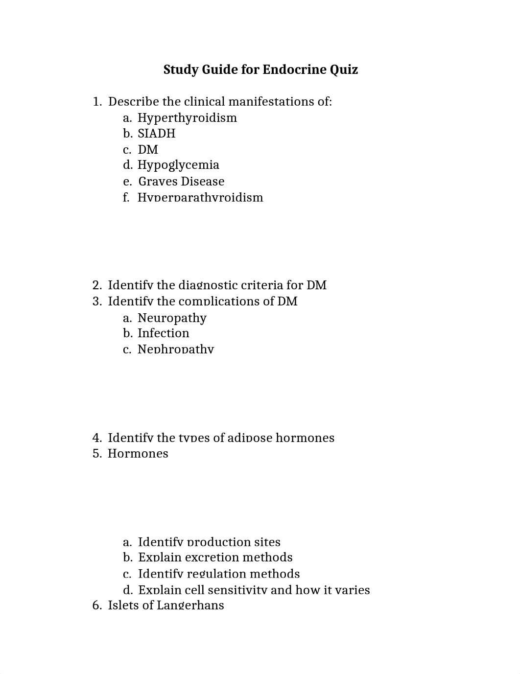 Study Guide for Endocrine Quiz.docx_d9f2l4trmdl_page1