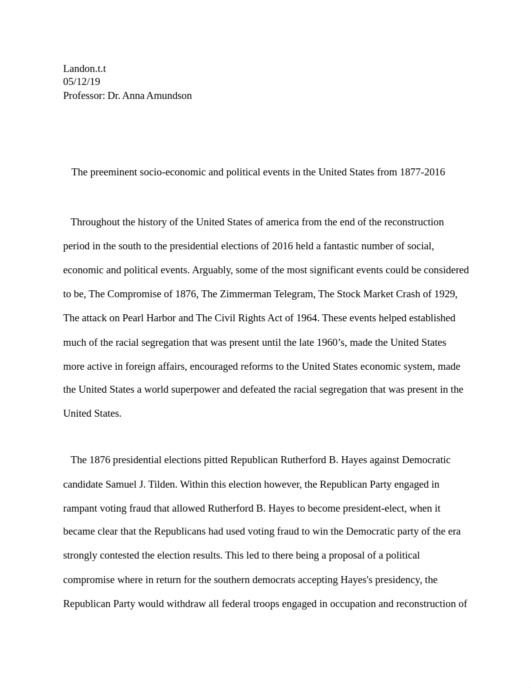 The preeminent socio-economic and political events in the United States from 1877-2016_d9fgf4rbtom_page1