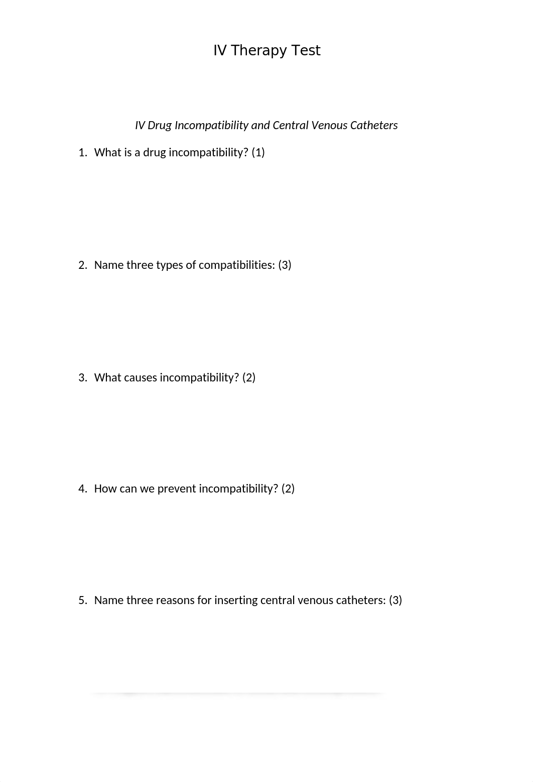 IV Drug Incompatibility and Central Venous Catheters.docx_d9fgp1s2wb8_page1