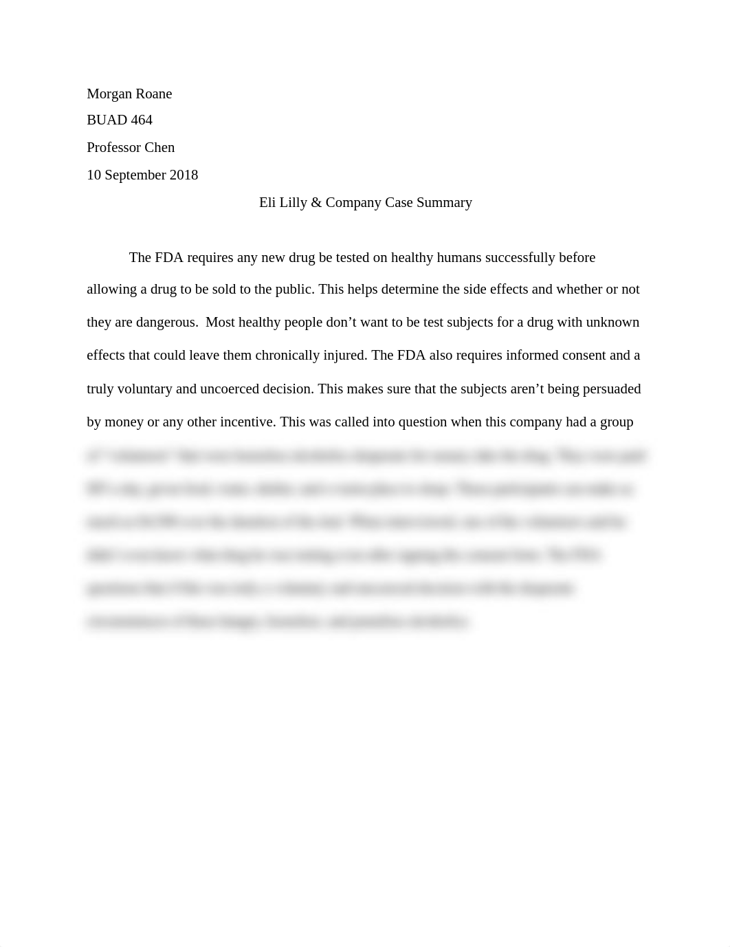 Eli Lilly & Company Case Summary.docx_d9fl3da8ea3_page1