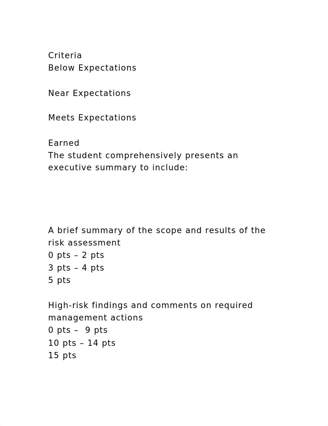 CYB- 650 Executive Summary of the Risk Assessment Scoring Guide.docx_d9fpd3qfs3m_page3