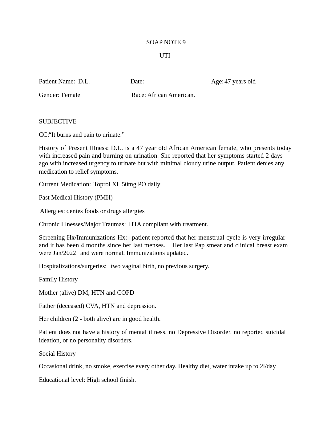 SOAP Note 9 UTI.docx_d9fvxsr106n_page1