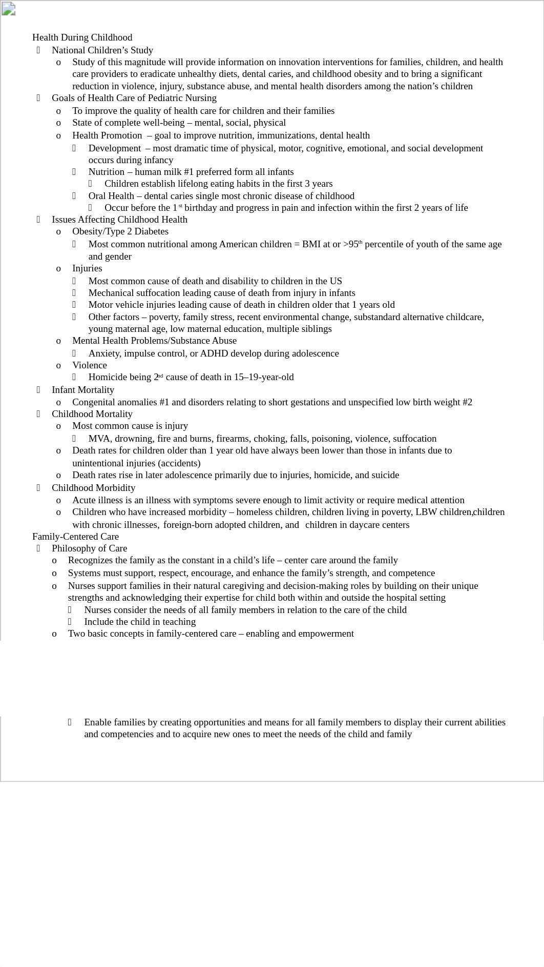 Peds Exam 1 study guide.docx_d9g1jdca8fc_page1