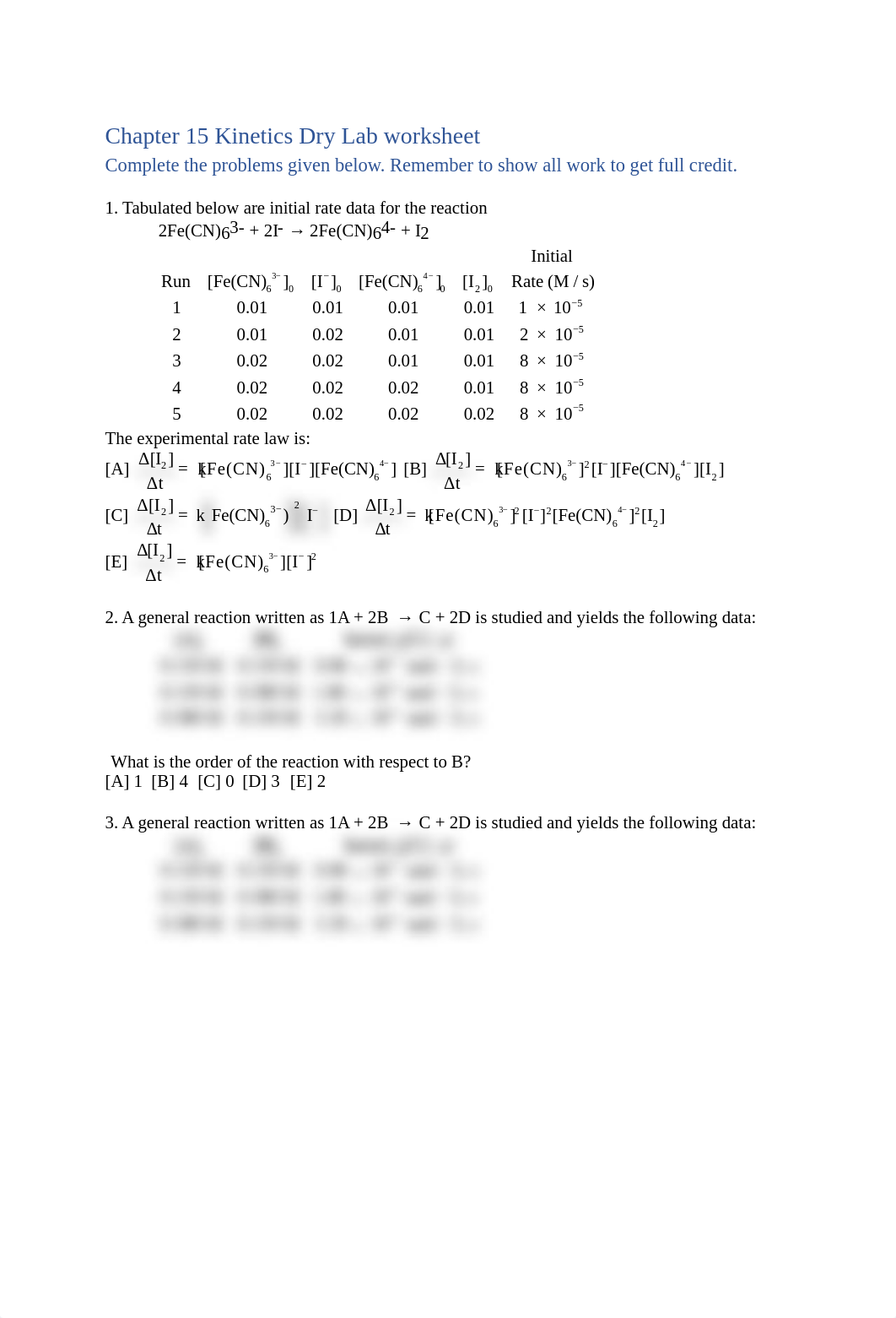 Chapter 15 Kinetics Dry Lab worksheet.pdf_d9gax6r3exx_page1