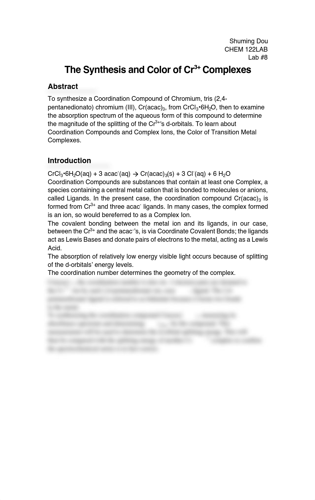 [CHEM122Lab#8]The Synthesis and Color of Cr3+ Complexes_d9gj3os58hr_page1