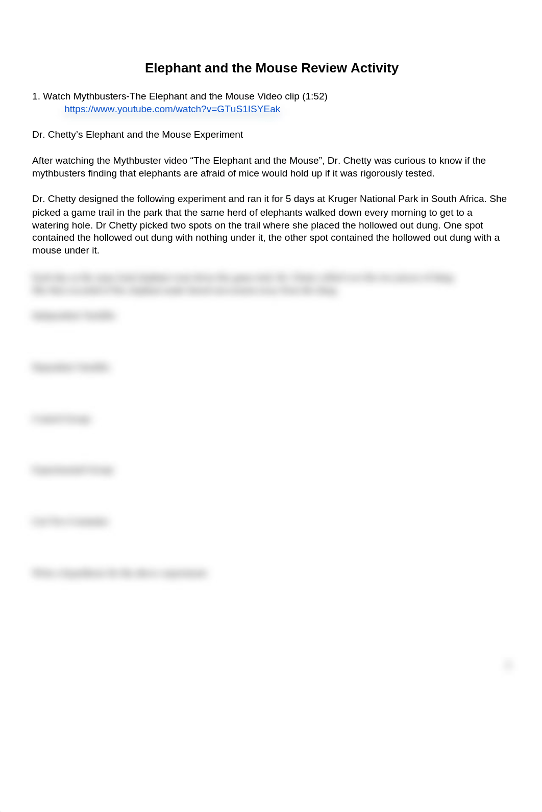 The Elephant  and Mouse Review Activity.docx_d9gkurmg6pw_page1