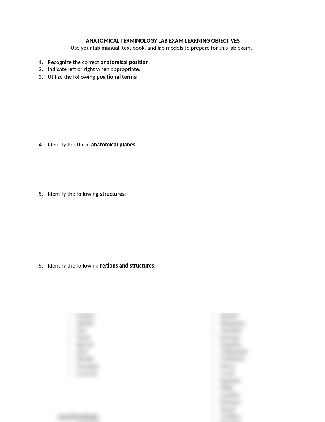 Anatomical Terminology Lab Exam Objectives.docx_d9gn1z0kd2m_page1