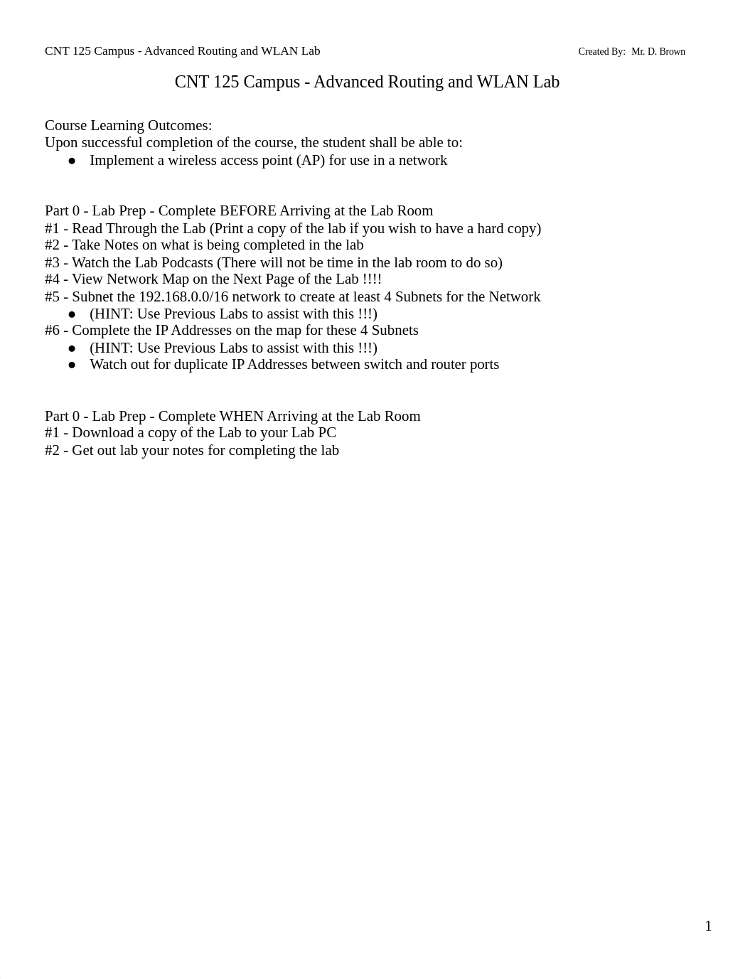 CNT 125 Campus - Advanced Routing and WLAN Lab.docx_d9gnju8rlkr_page1