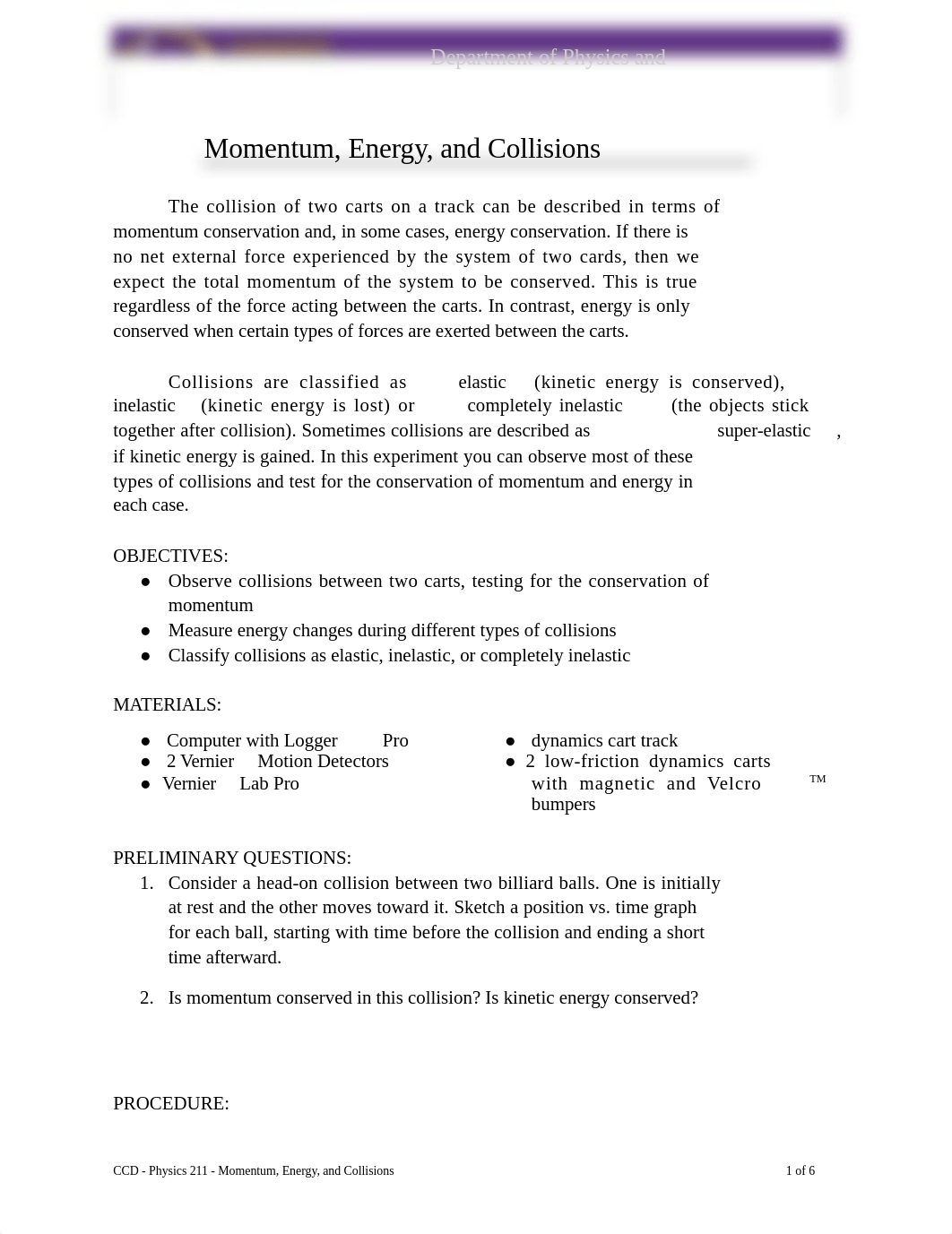 PHY 211 - Momentum, Energy, and Collisions.docx_d9gzmkew6v1_page1