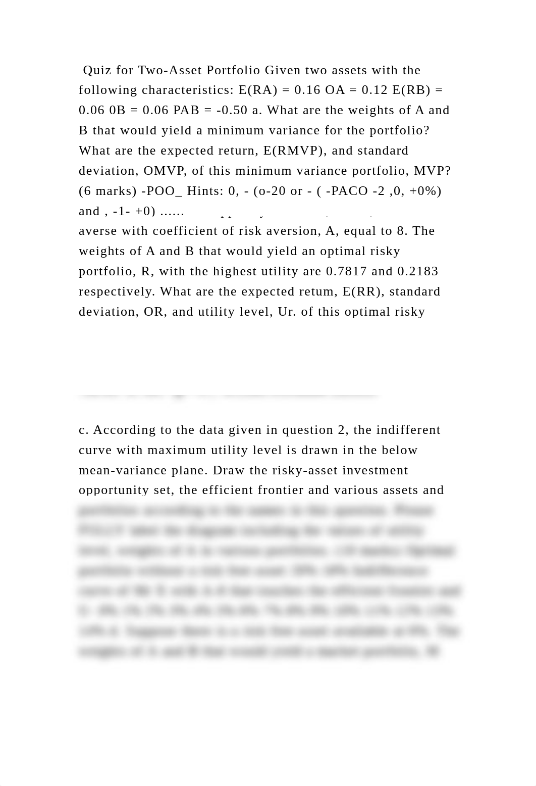 Quiz for Two-Asset Portfolio Given two assets with the following char.docx_d9h1rl1ik2h_page2