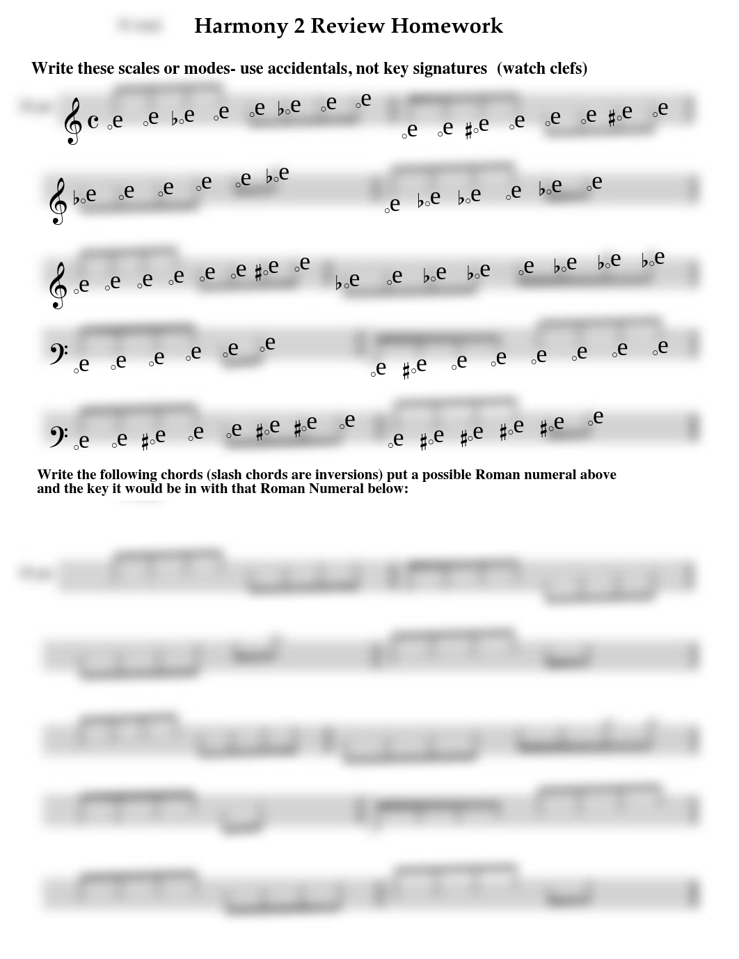 Harmony 2 review homework key.pdf_d9h7cjbz5yv_page1