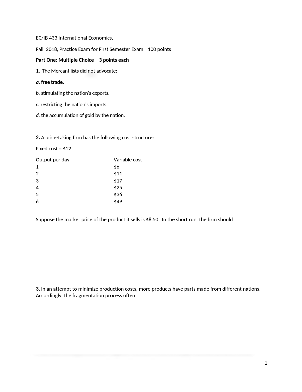 ECIB 433 Practice Exam for First Exam Fall 2018.docx_d9hfviq01jw_page1