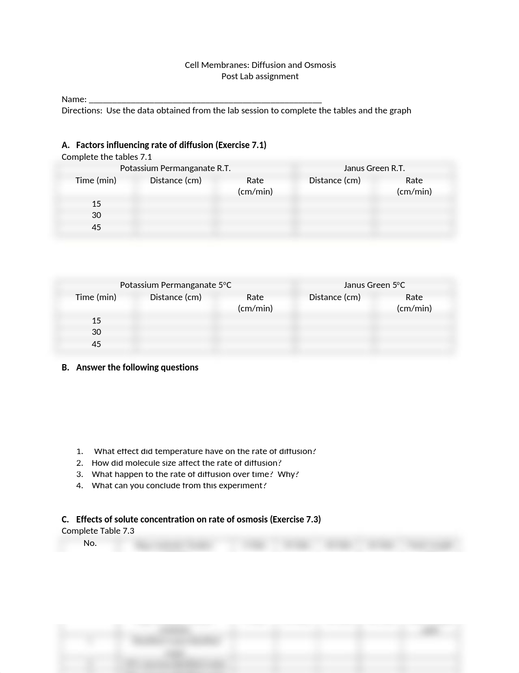 Diffusion and Osmosis (Cell Membranes) Post lab assignment.docx_d9hgxecv2ca_page1