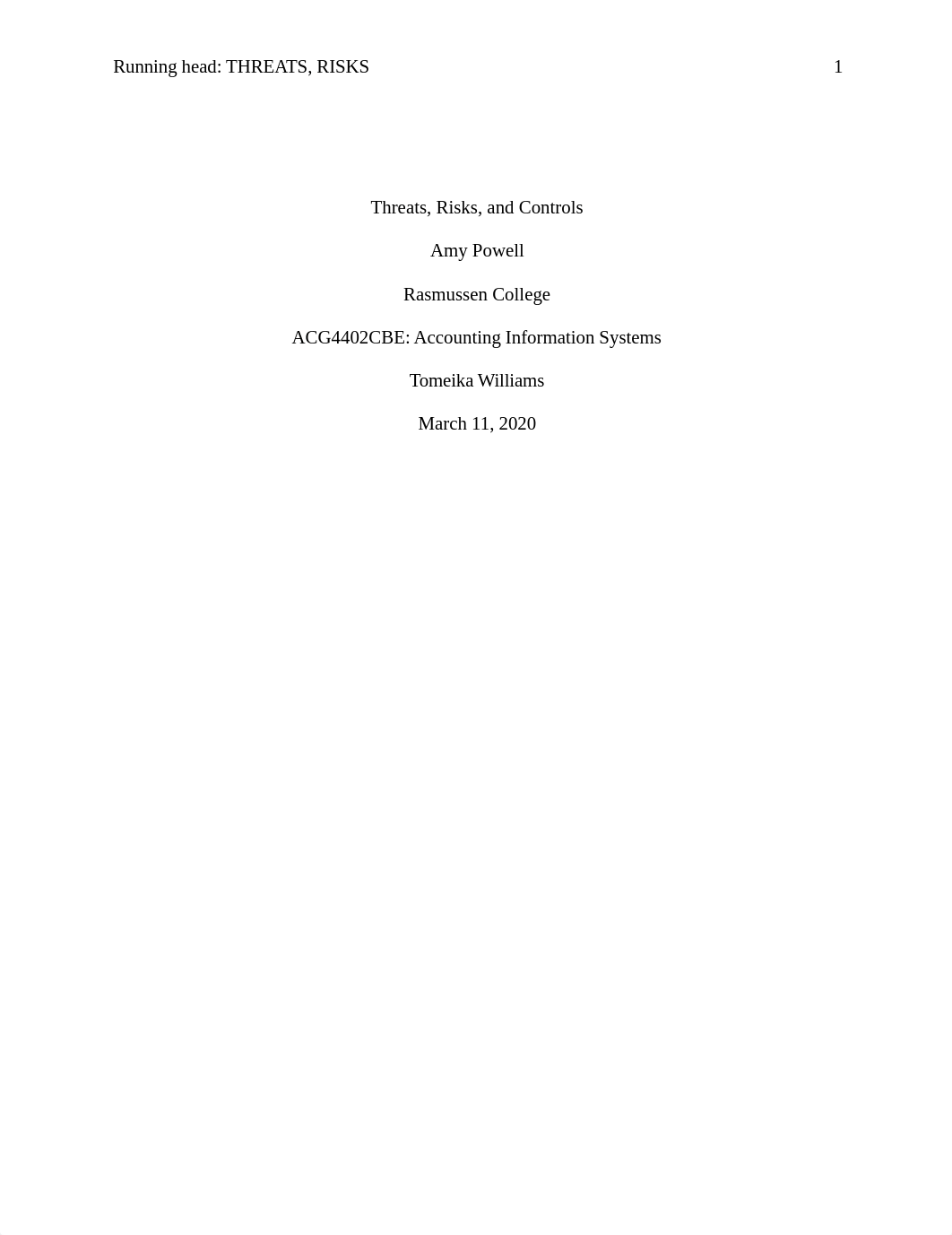 apowell_Threats, Risks, and Controls_03112020.docx_d9hhf2ljje8_page1