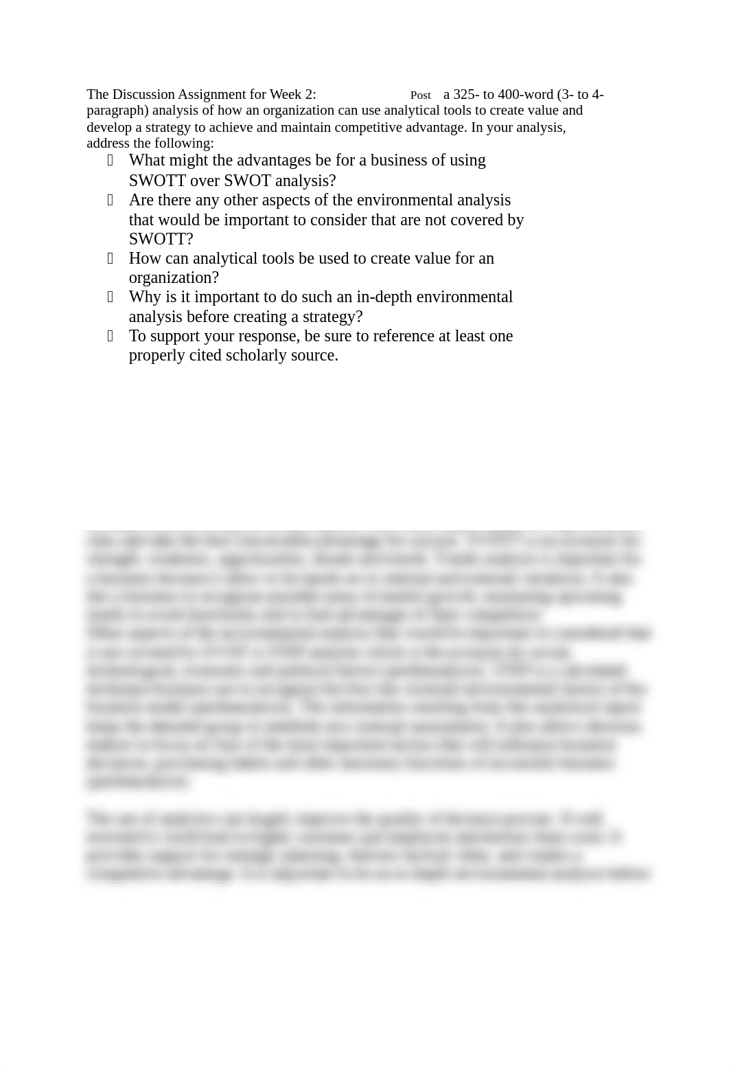 What might the advantages be for a business of using SWOTT over SWOT analysis.docx_d9hr5d8qy82_page1