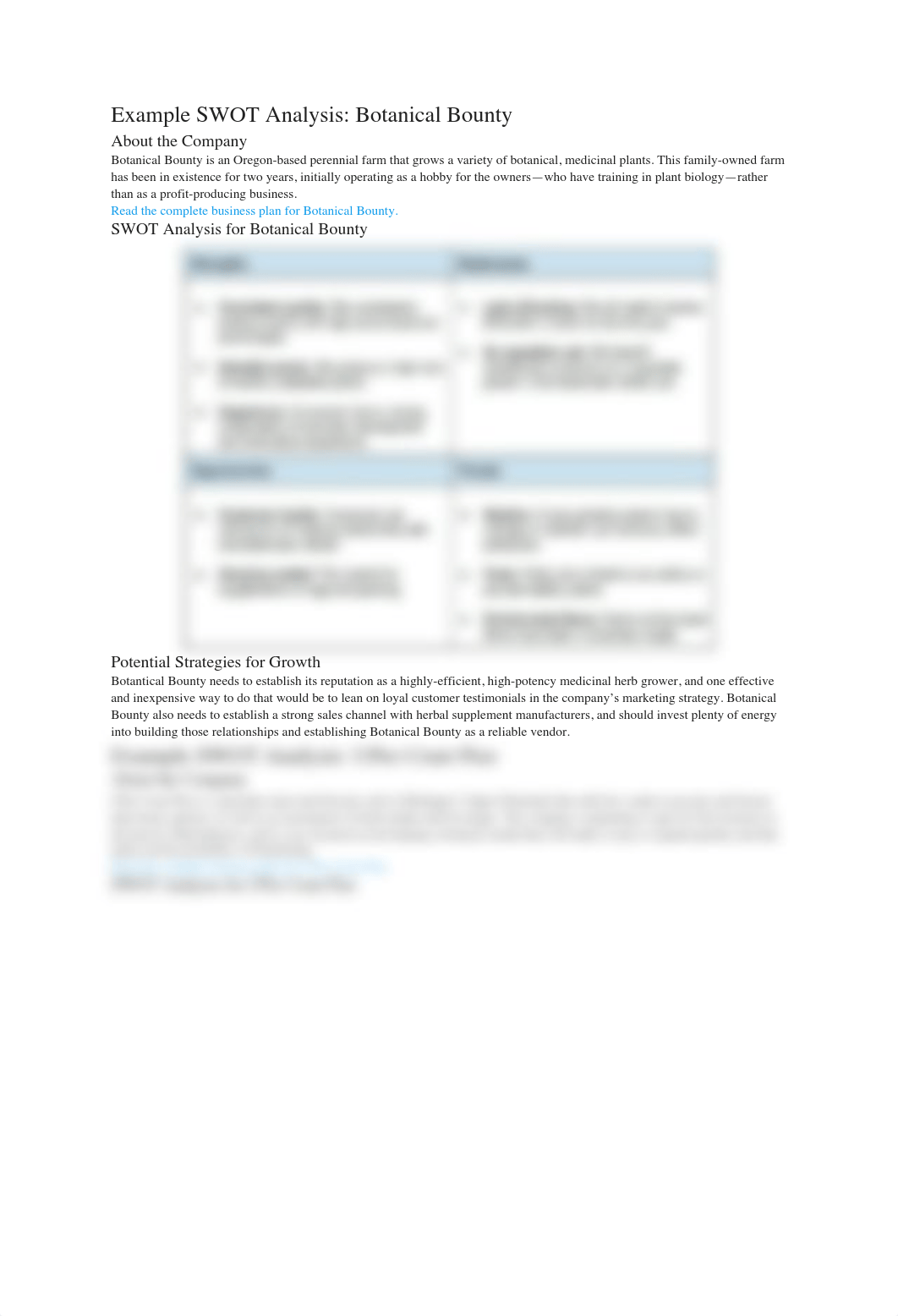 SWOT Analysis for Botanical Bounty_d9hrg95dnvb_page1