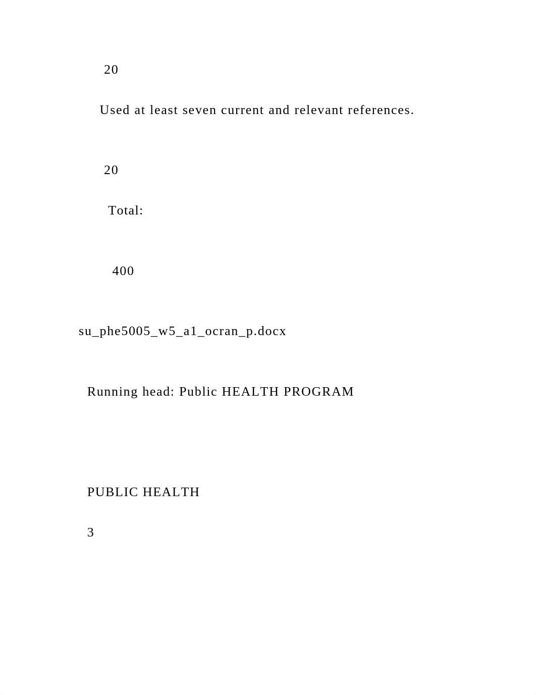 Evaluate the hypothetical program that you created     (see.docx_d9hwkqwir8e_page5