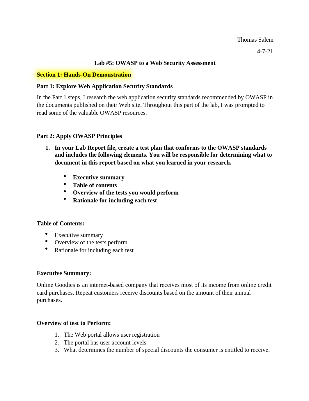 Lab #5  Applying OWASP to a Web Security Assessment COMPLETED #2.docx_d9hwt8z8djh_page1