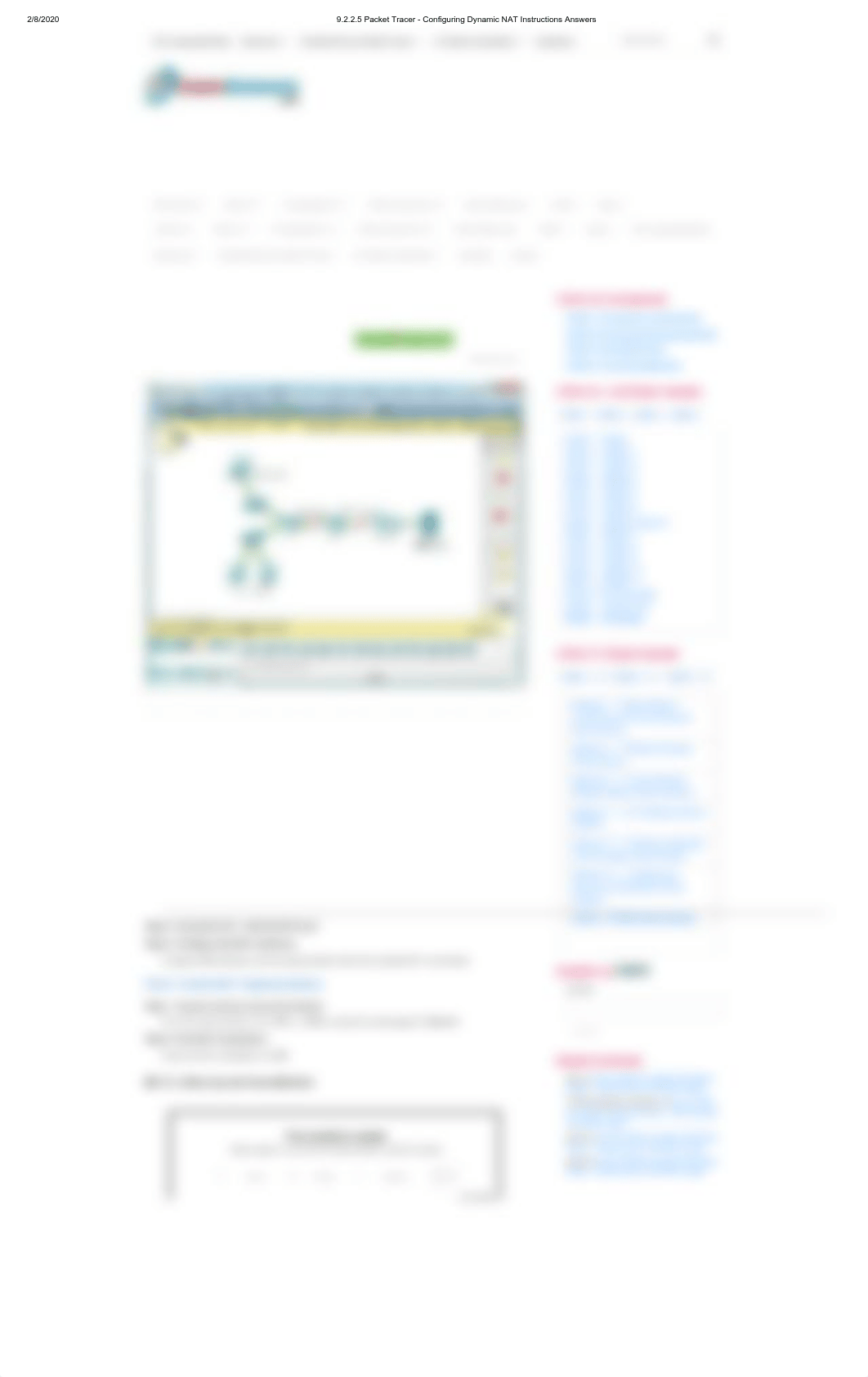 9.2.2.5 Packet Tracer - Configuring Dynamic NAT Instructions Answers.pdf_d9hzts8aauo_page1