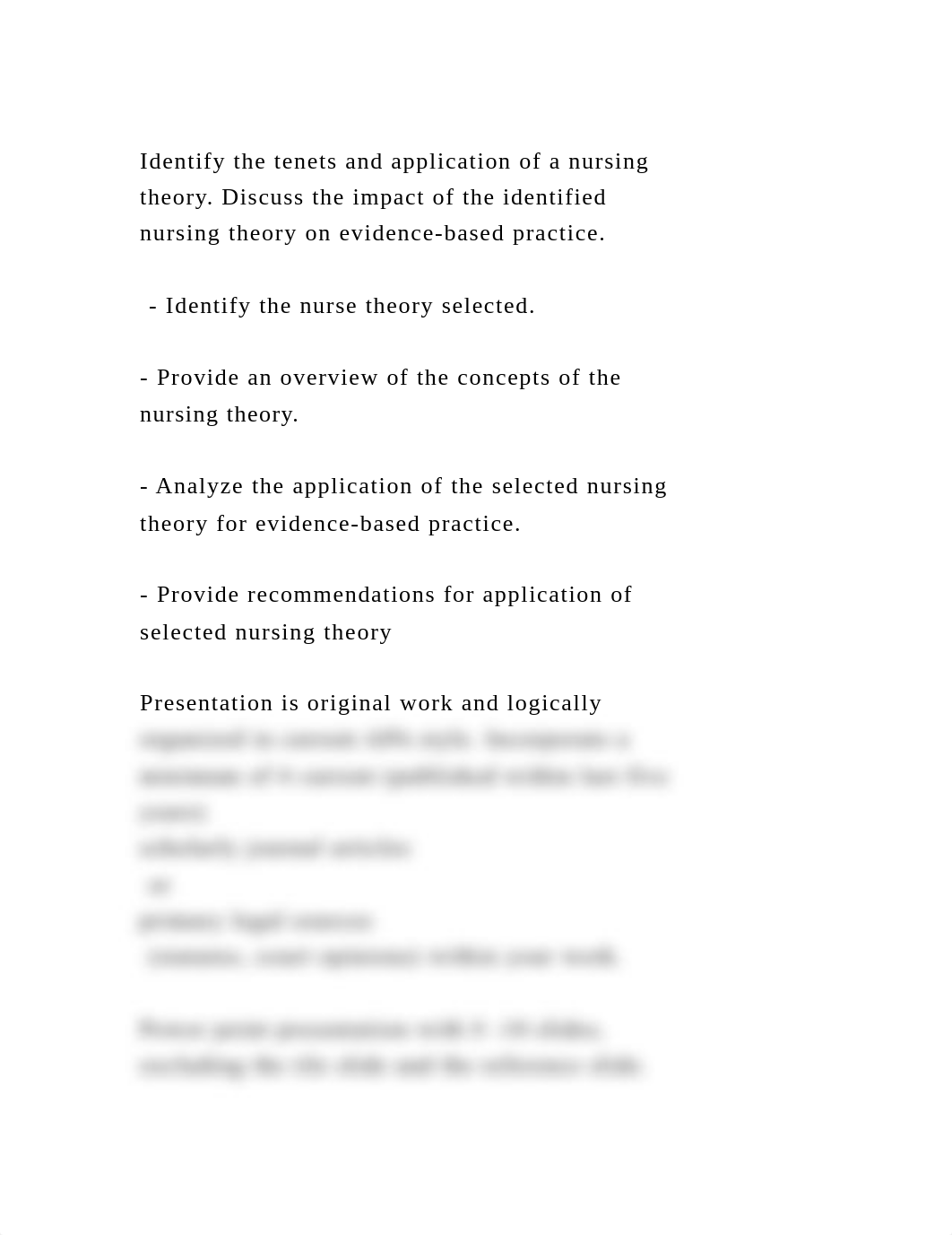 Identify the tenets and application of a nursing theory. Discuss the.docx_d9ia7w4uwi7_page2