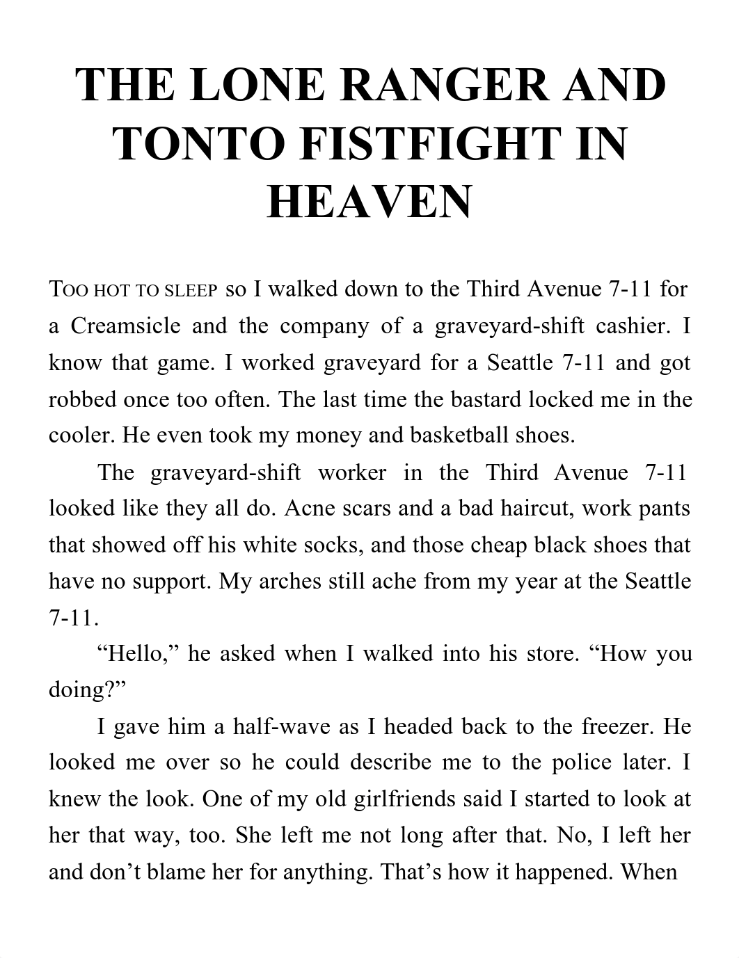 Lone Ranger and Tonto Fistfight in Heaven by Sherman Alexie.pdf_d9ie4ge2ihx_page1