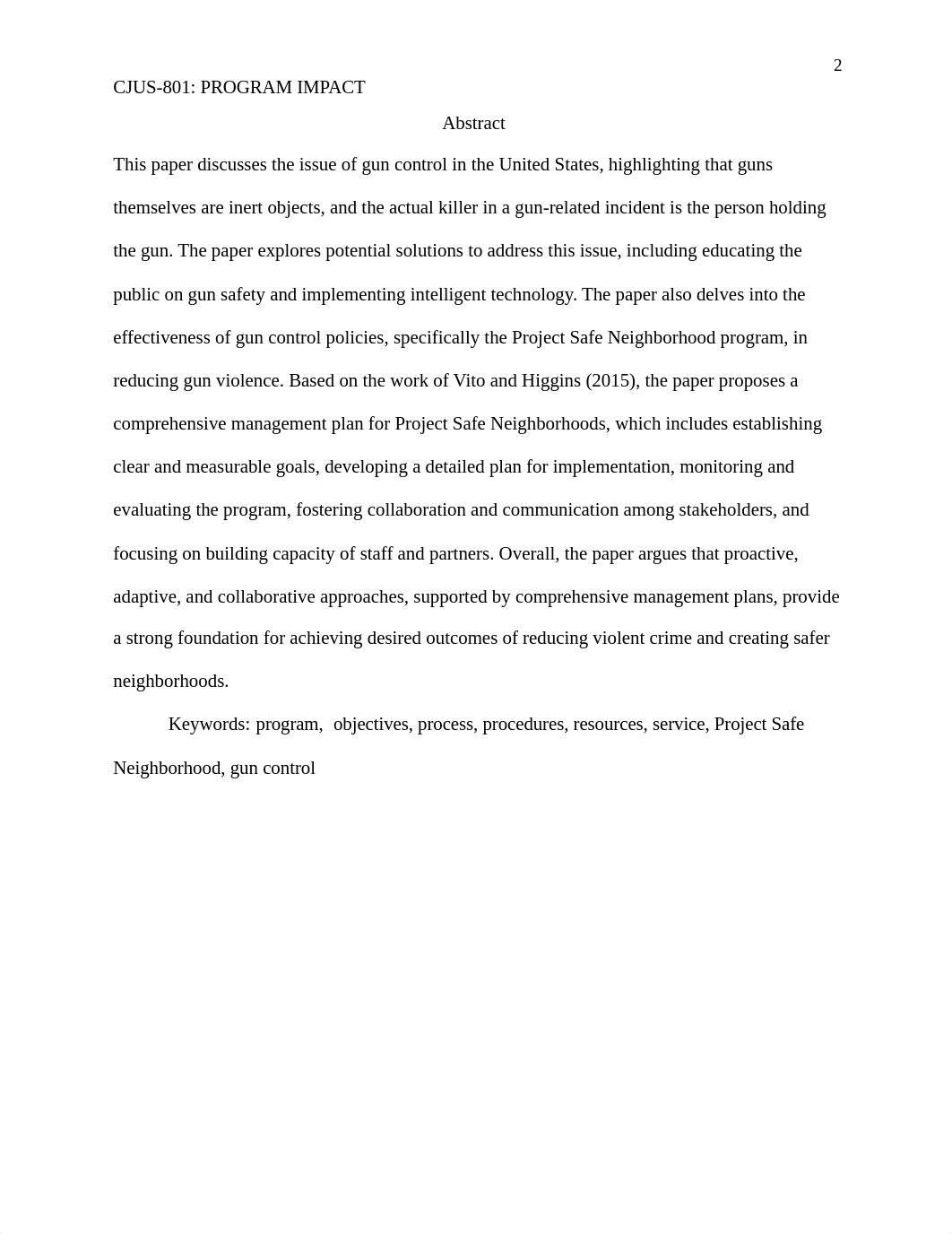 Anticrime Prevention Program Part 4 - Program Impact Assignment Autumn Collins.docx_d9igmzxmp9o_page2