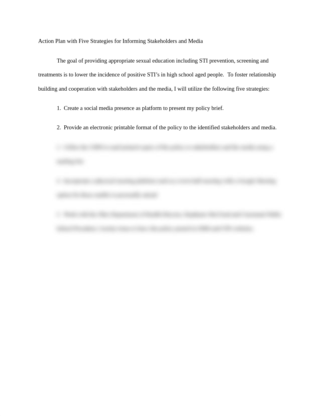 D025 Action Plan with Five Strategies for Informing Stakeholders and Media.docx_d9imajr1h59_page1