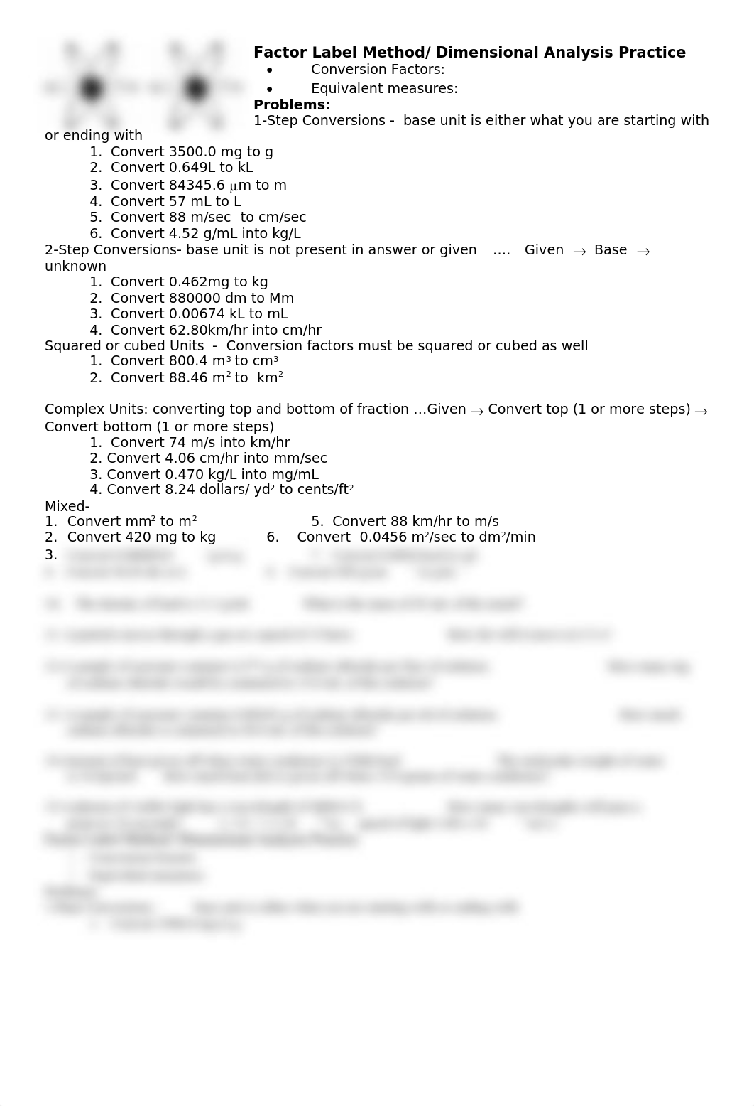 Dimensional Analysis Worksheet - Jennifer Cardenas_d9in6vtsi6z_page1