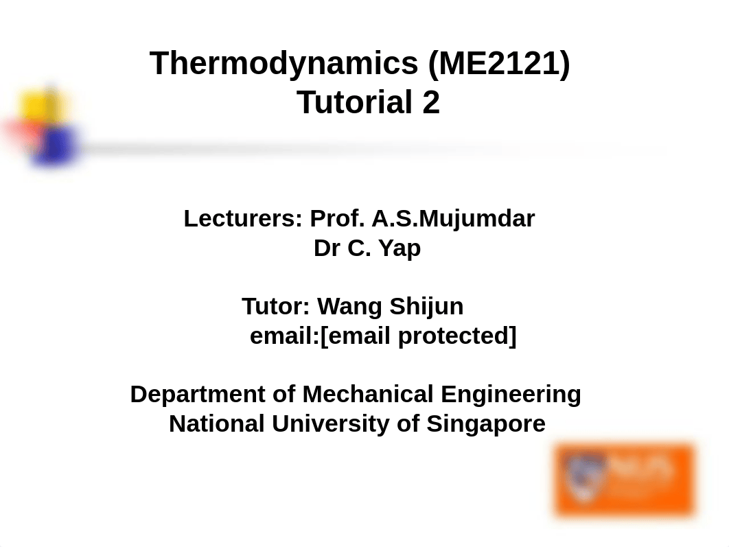 Thermodynamics (ME2121)-TUT2_d9ip3a6hlu6_page1