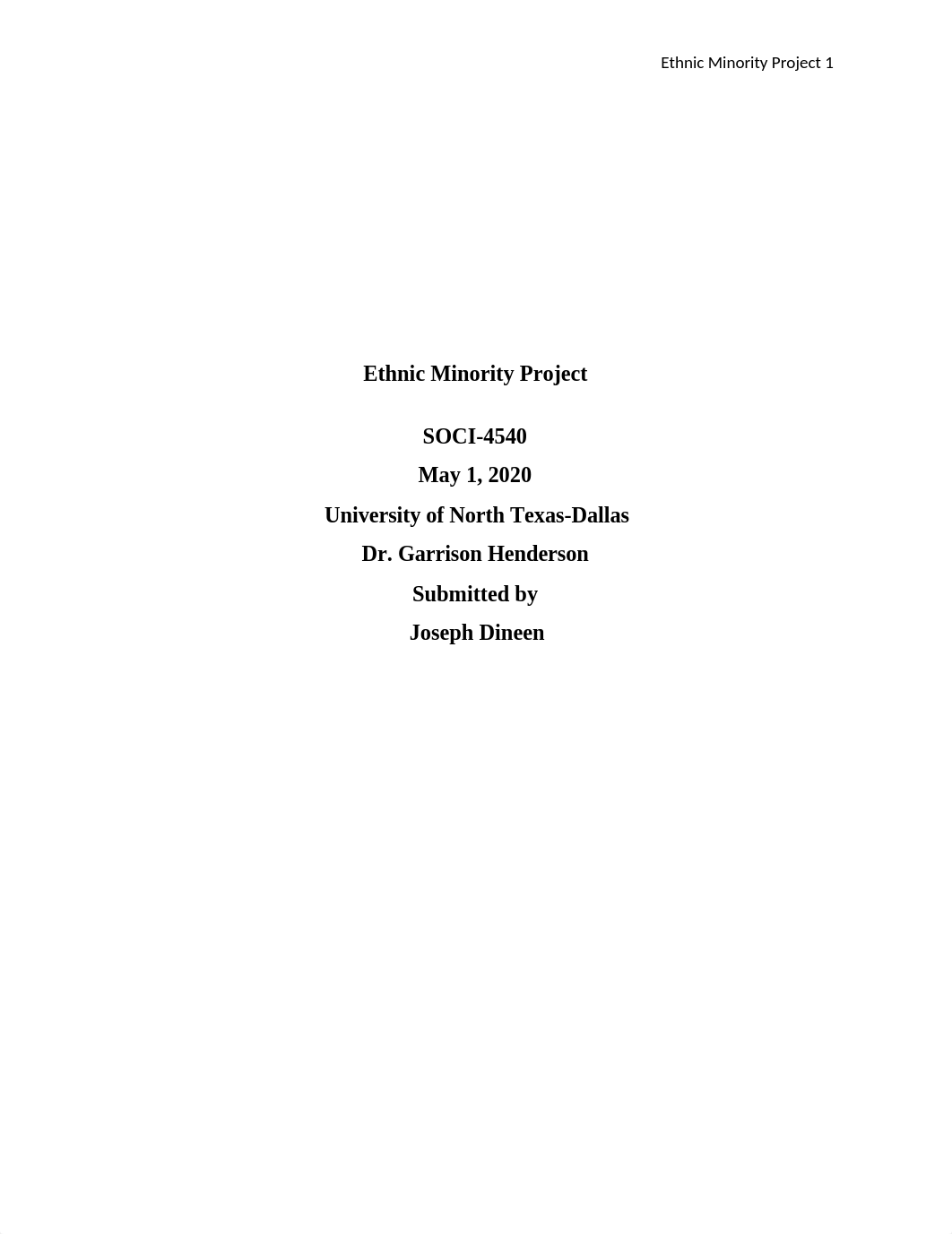 Joseph Dineen SOCI 4540.030 Ethinic Minority Project.docx_d9iub07mtee_page1