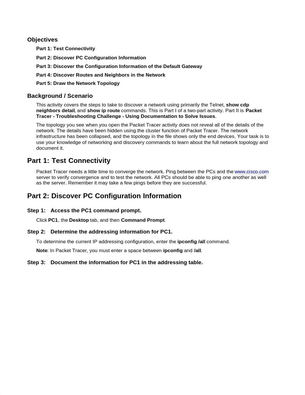 8.1.1.8 Packet Tracer - Troubleshooting Challenge - Documenting The Network Instructions - ILM.docx_d9ivnjuj7py_page3