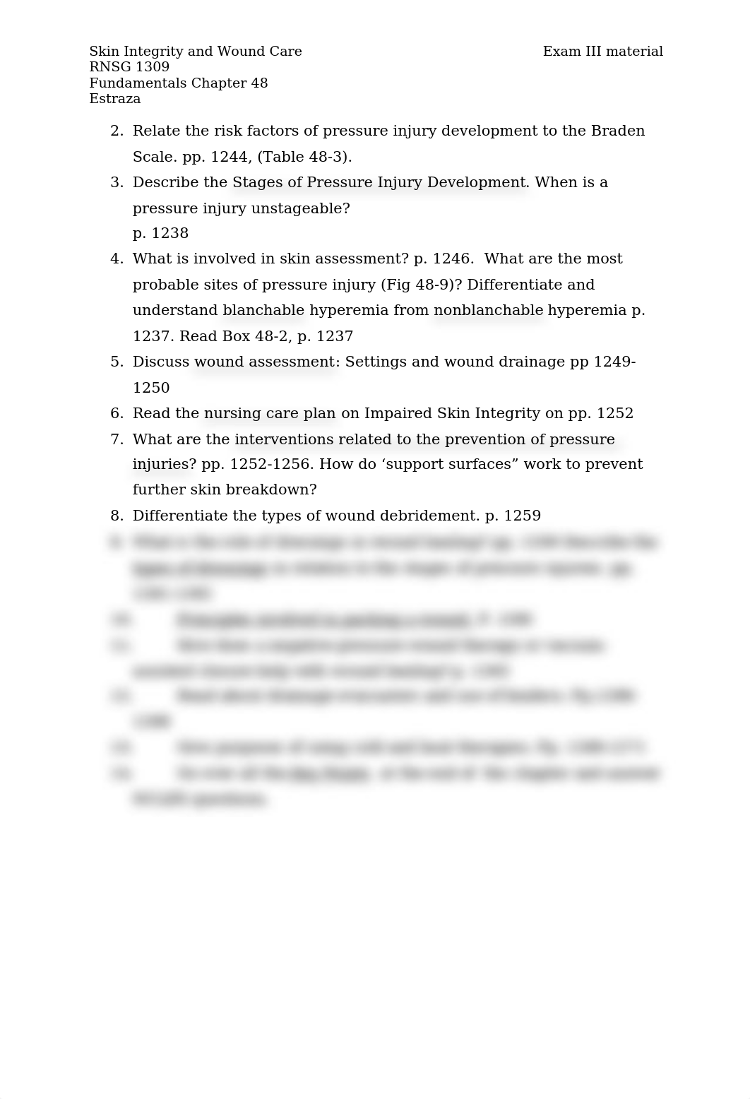 RNSG 1309 Skin Integrity and Wound Care Chapter 48.docx_d9izljpwoqb_page2