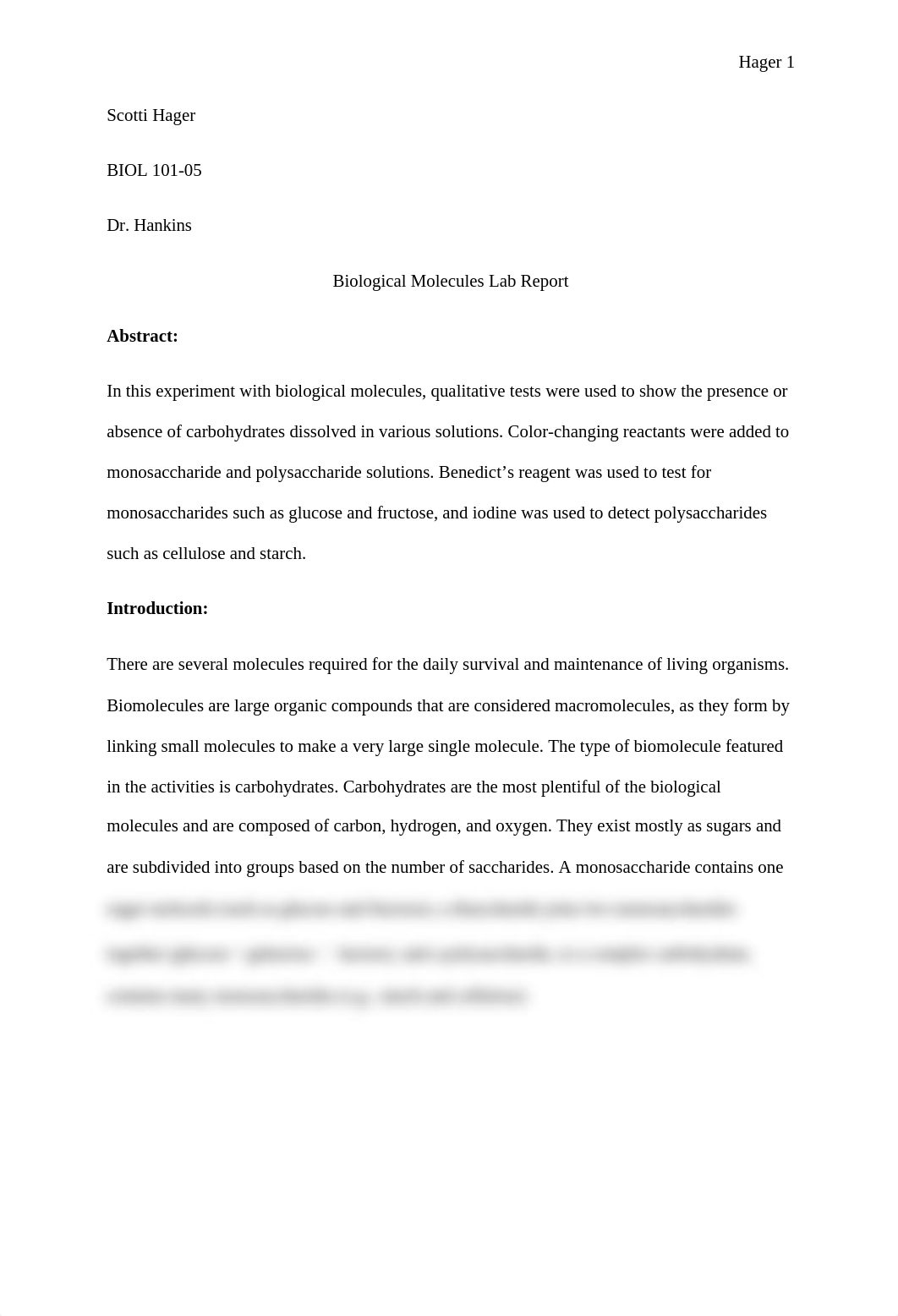 BIO 101 Biological Molecules Lab Report_d9j37eucem9_page1