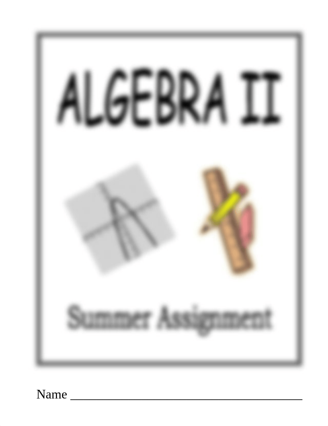 Algebra II Summer Assignment.pdf_d9j3cwq9fo6_page1