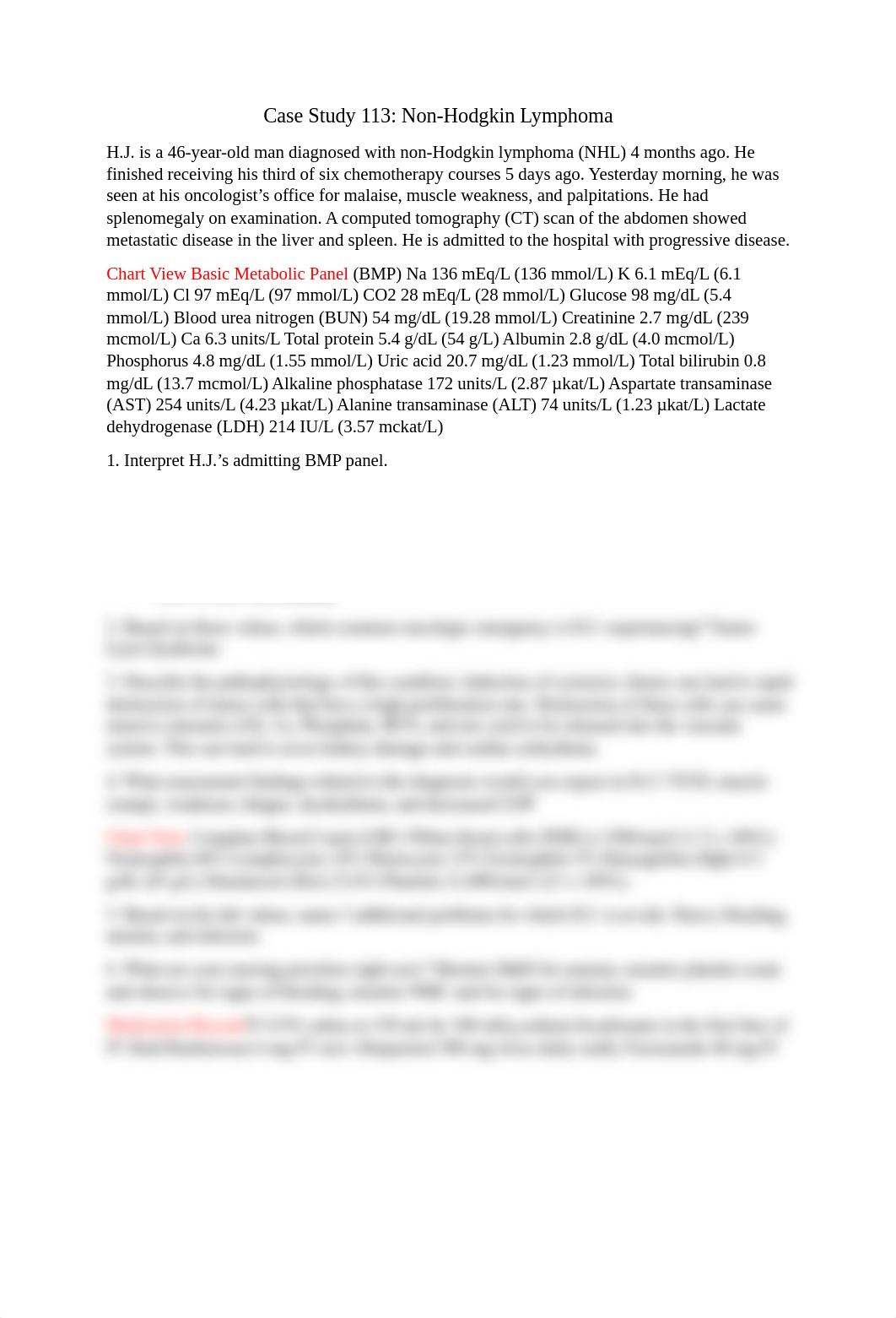 Case Study 113 Non-Hodgkins Lymphoma.docx_d9j644k8757_page1