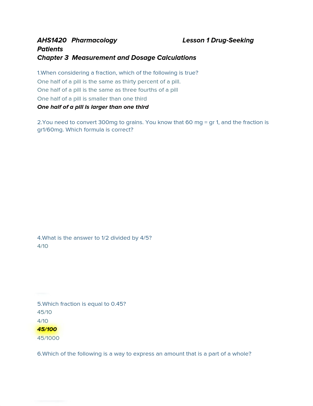 AHS1420___Pharmacology__Chapter_3__Measurement_and_Dosage_Calculations_d9j6ynyqx5f_page1