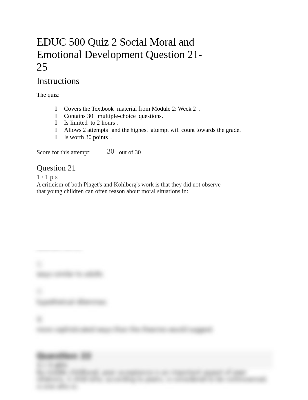 EDUC 500 Quiz 2 Social Moral and Emotional Development Question 21_25.docx_d9j9jbgvh9l_page1