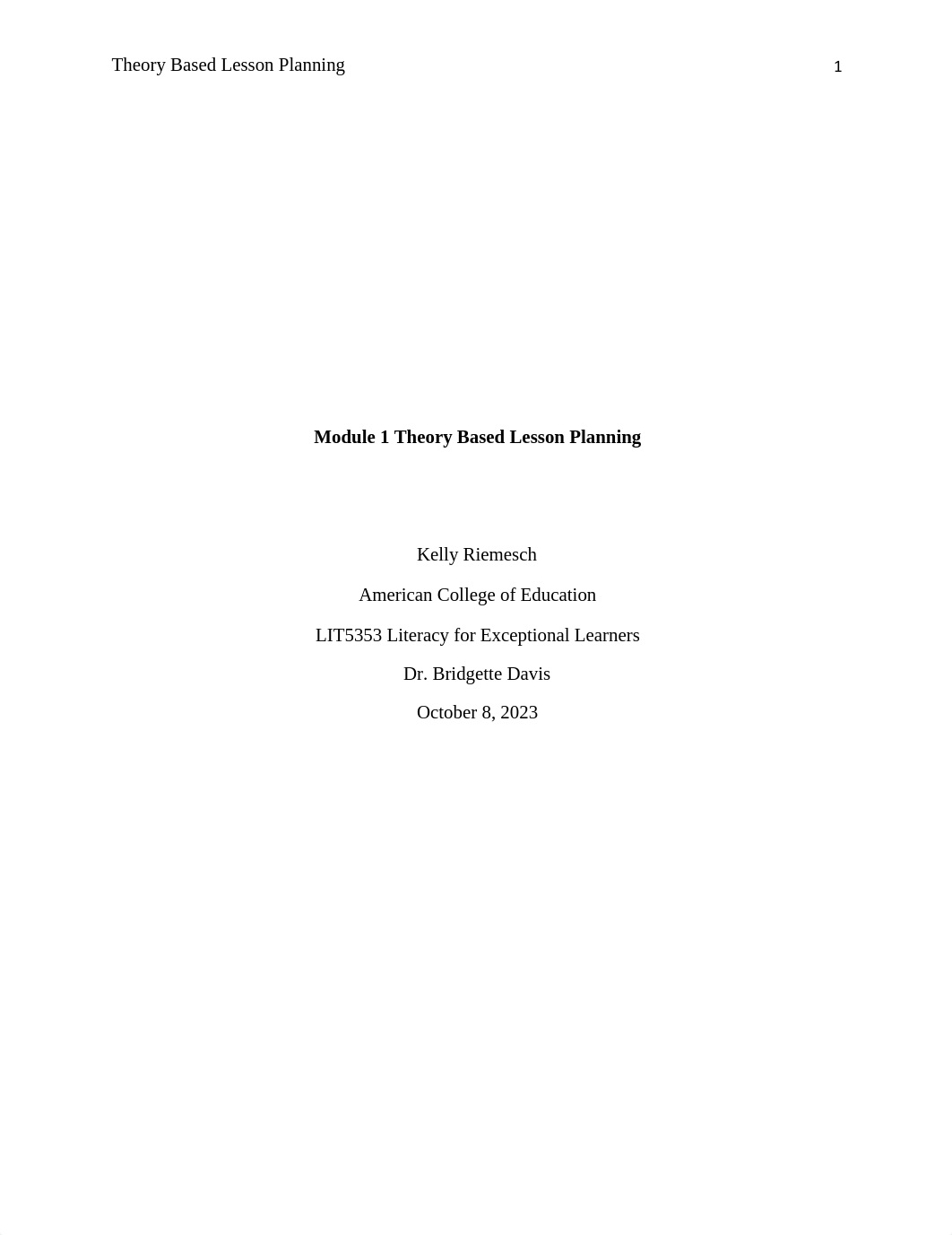 Lit 5353 Theory Based Lesson Planning Mod. 1 (1).pdf_d9jbz0sqc87_page1