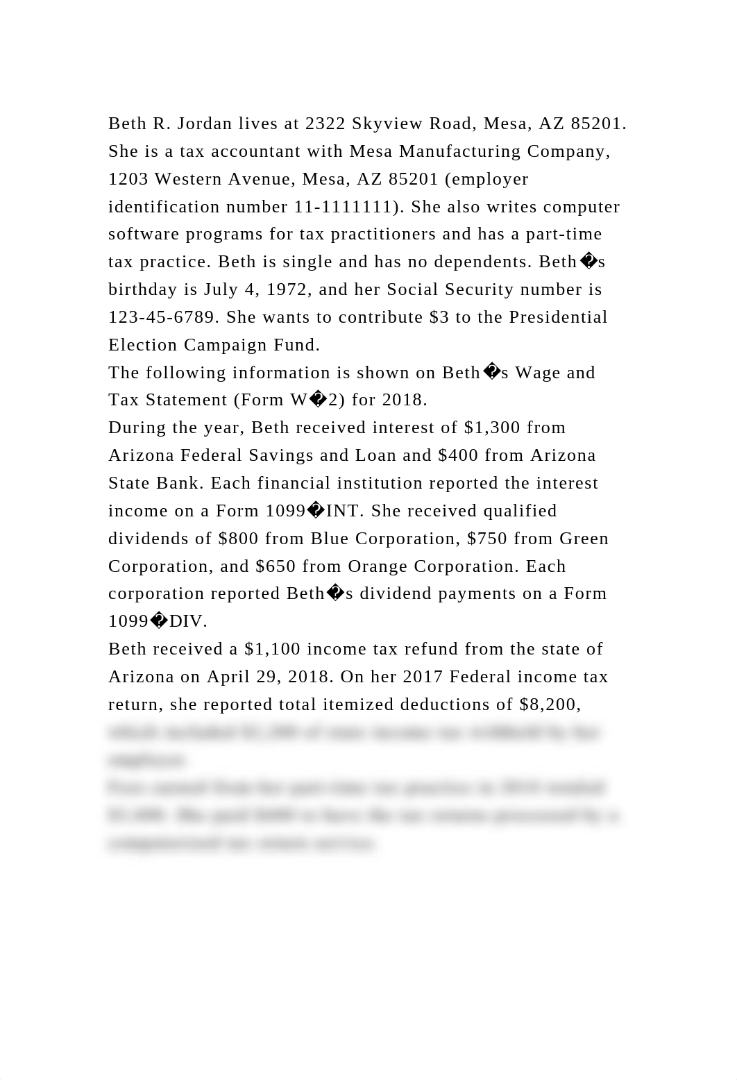 Beth R. Jordan lives at 2322 Skyview Road, Mesa, AZ 85201. She is a .docx_d9jc495y3z2_page2