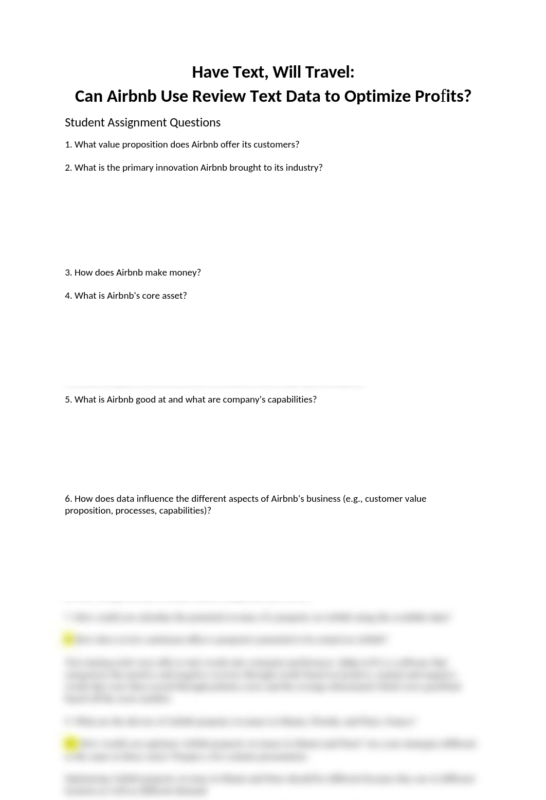 02 - Can Airbnb Use Review Text Data to Optimize Profits_Questions.docx_d9je2yn3jlb_page1