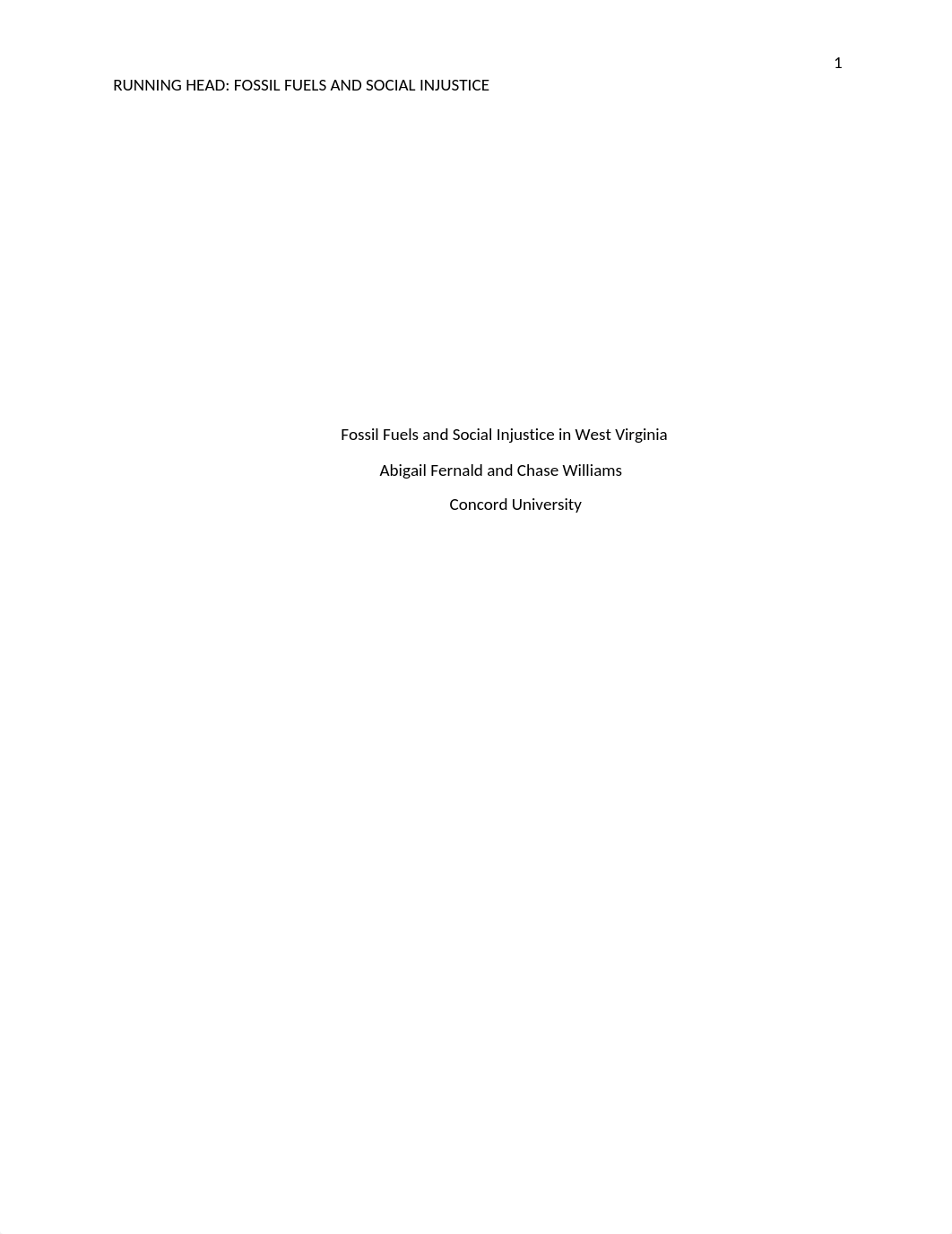 FernaldWilliamsFossilFuelsandSocialinjusticeSOWK613Fall2019.docx_d9jfu909oar_page1