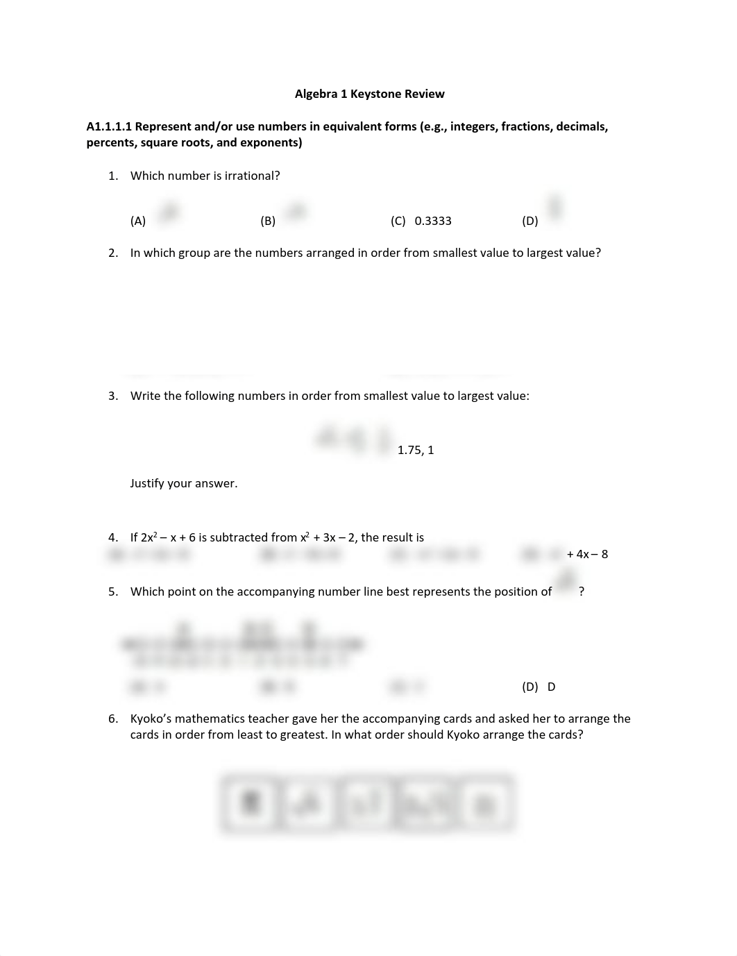 final A1 Keystone Review.pdf_d9jgv8see40_page1